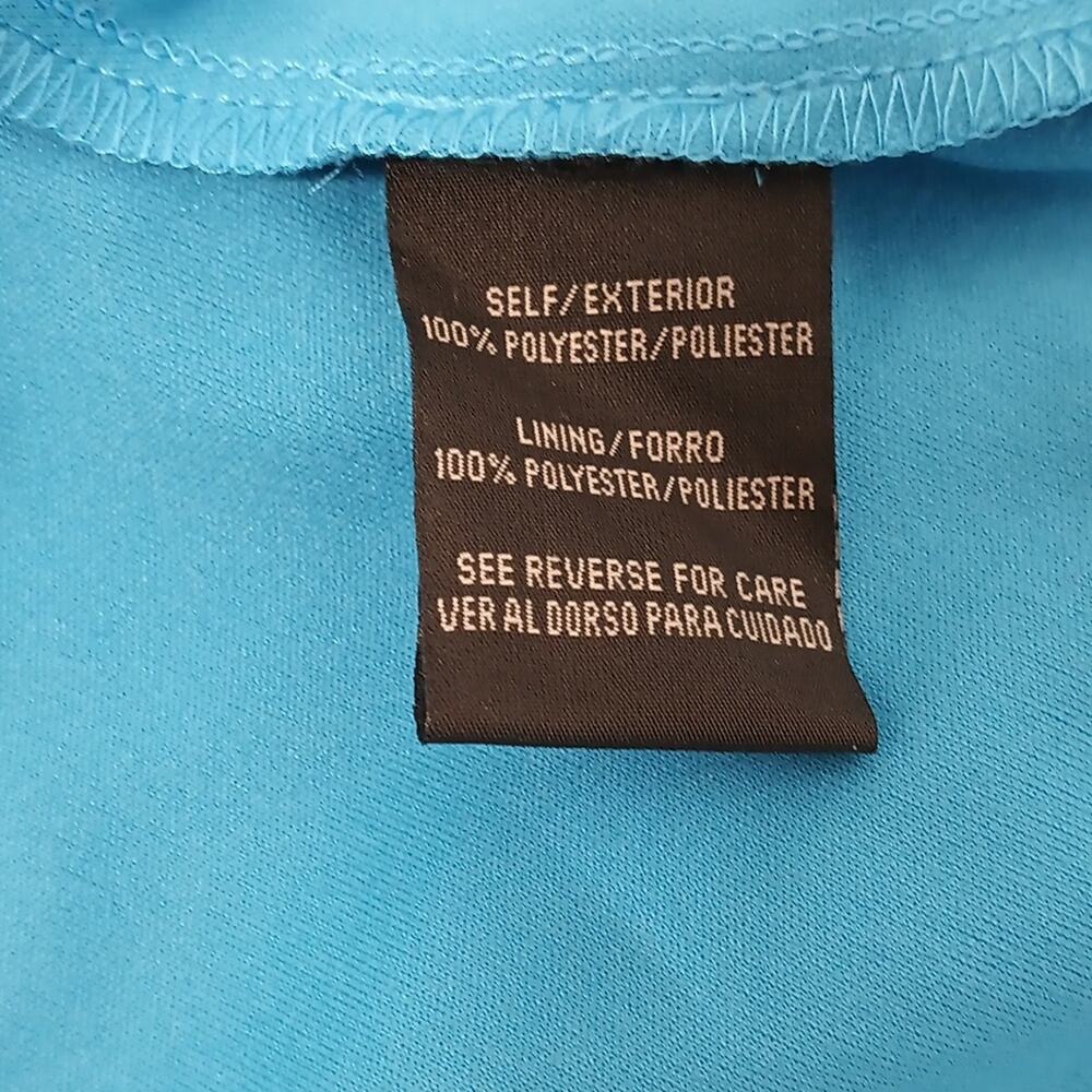 R & K asymmetrical sleeveless keyhole turquoises Midi Dress Sz 8 (M) NWT. summer - Picture 12 of 14